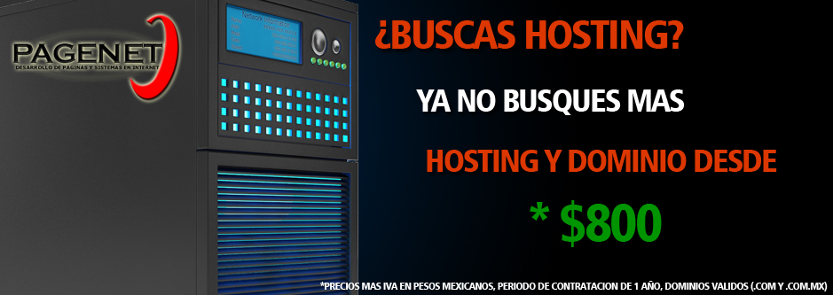 Promoción de hosting